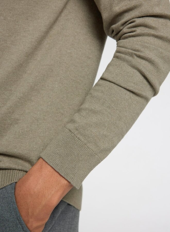 selected Crewneck Trui SLHBERG 16074682 - Vetiver