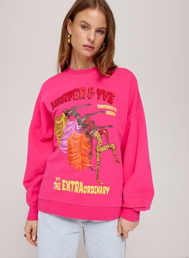 harper and yve Trui SS25Y503 - 601 Hot Pink