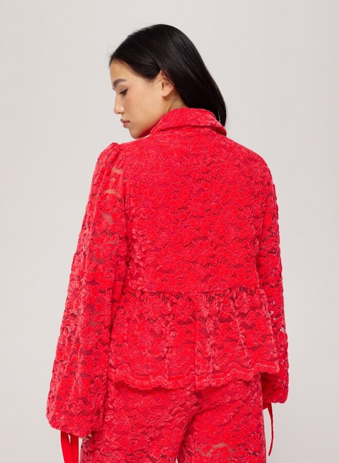 harper and yve Blouse SS25P606 - 313 Spicy Red