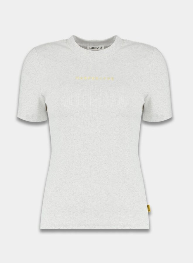 harper and yve T-shirt SS25P403 - 1303 Grey Melee