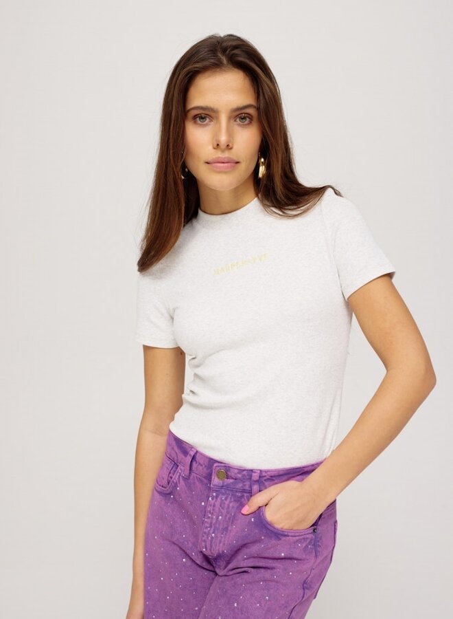 harper and yve T-shirt SS25P403 - 1303 Grey Melee
