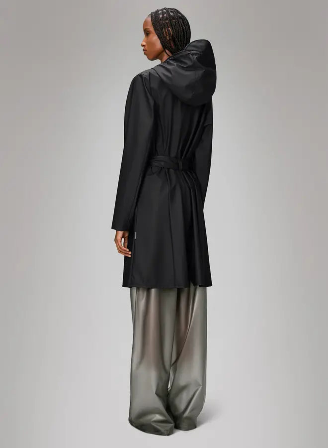 Rains Regenjas 18130 Curve Long Jacket W3 - Black