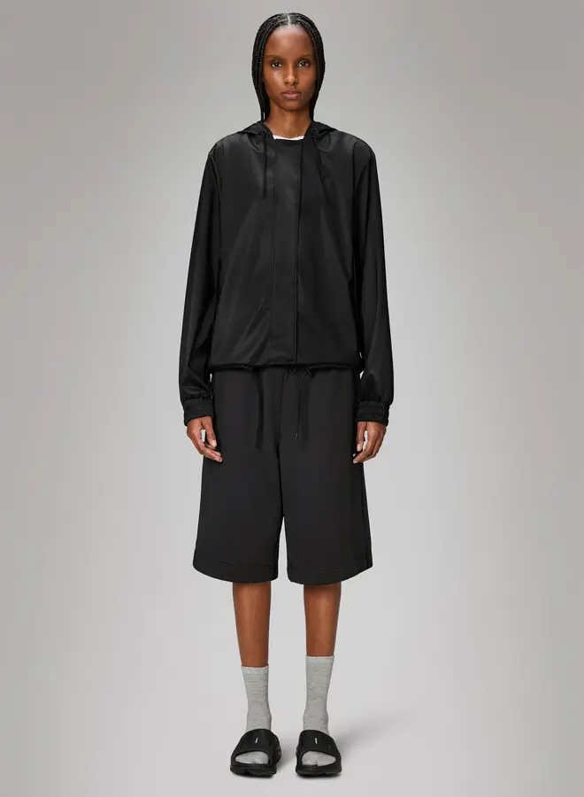 Rains Regenjas Unisex 18040 String W Jacket W3 - Black Grain