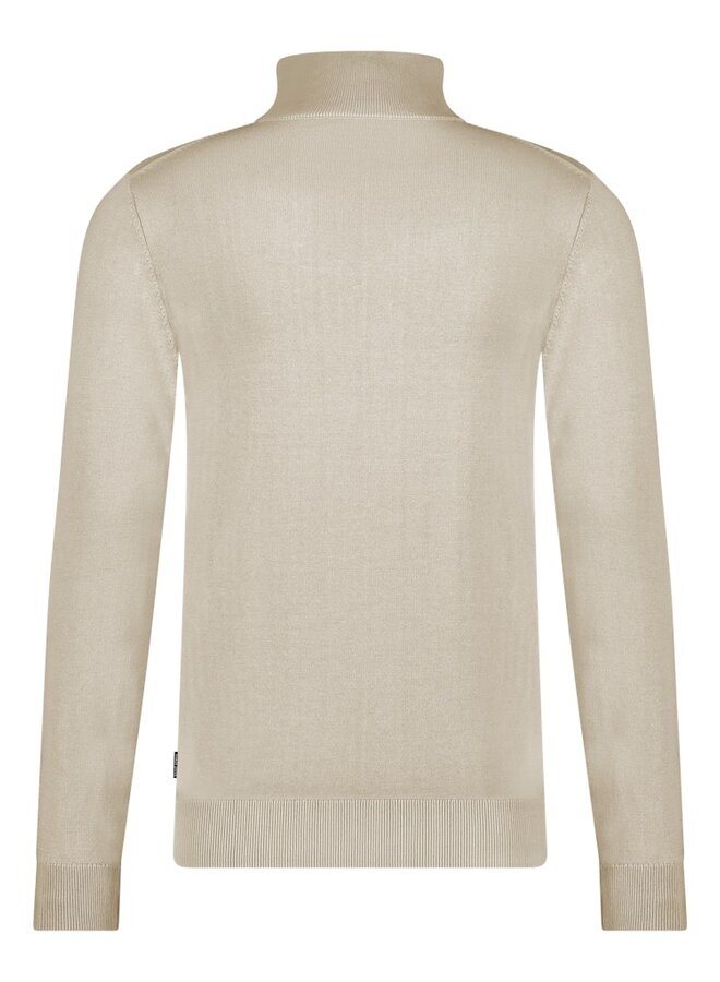 SAINT STEVE Half-Zip Trui 19480 - Sand