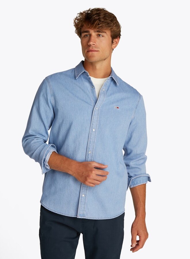 Tommy Hilfiger Overhemd DM0DM21146 - 1AB Denim Light