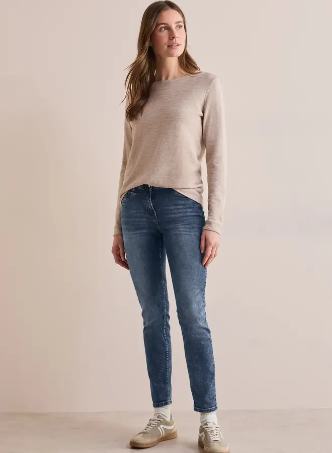 Cecil Jeans Scarlett B378384  - 10281 Mid Blue
