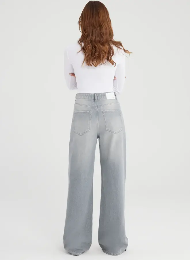 Cup of Joe Broek Maria Wide Leg - Grey VT