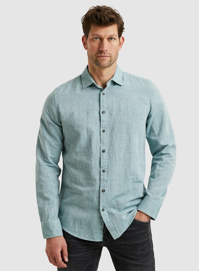 PME Legend Overhemd Ctn/linen 2 tone Owen PSI2503224 - 6072 Piquant Gre