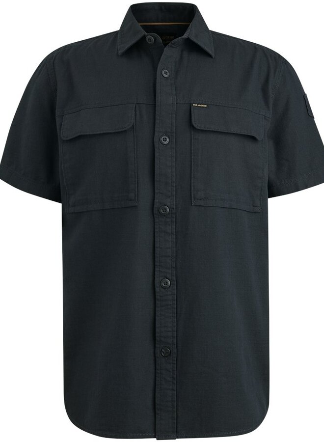PME Legend Overhemd Korte Mouw Ctn Slub Cargo Bernt PSIS2503242 - 5281 Salute