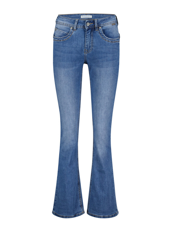 Red Button Flared Jeans Babette SRB4008 - Stone Used