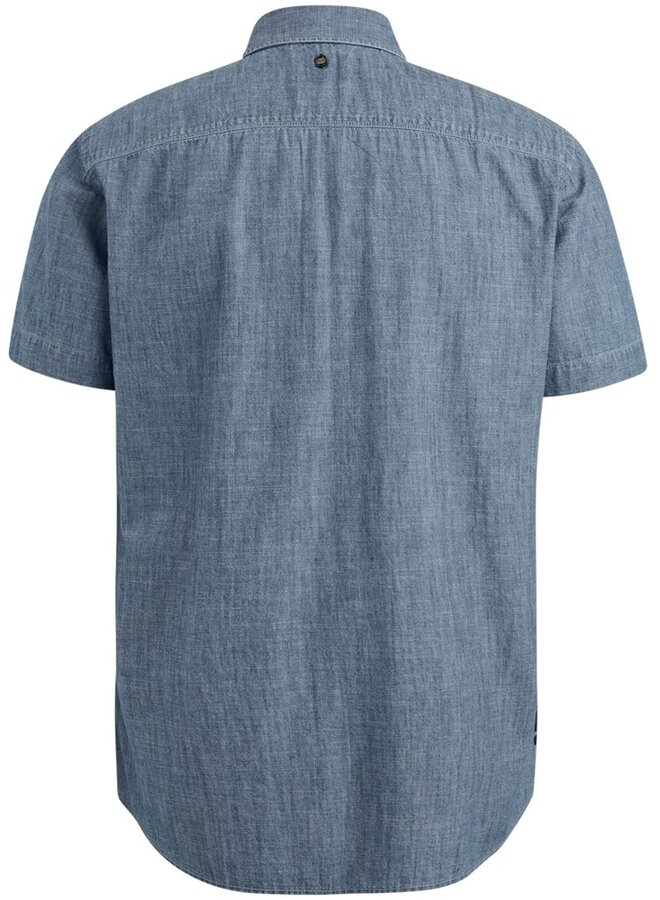 PME Legend Overhemd Met Korte Mouw PSIS2503237 - 590 Real Indigo
