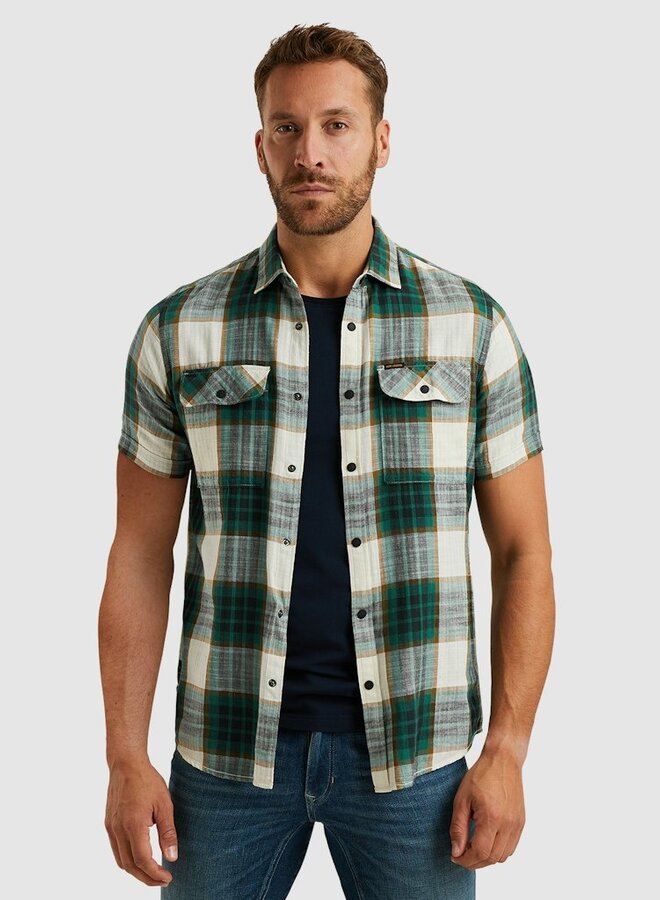 PME Legend Overhemd Met Korte Mouw PSIS2503234 - 6072 Piquant Green