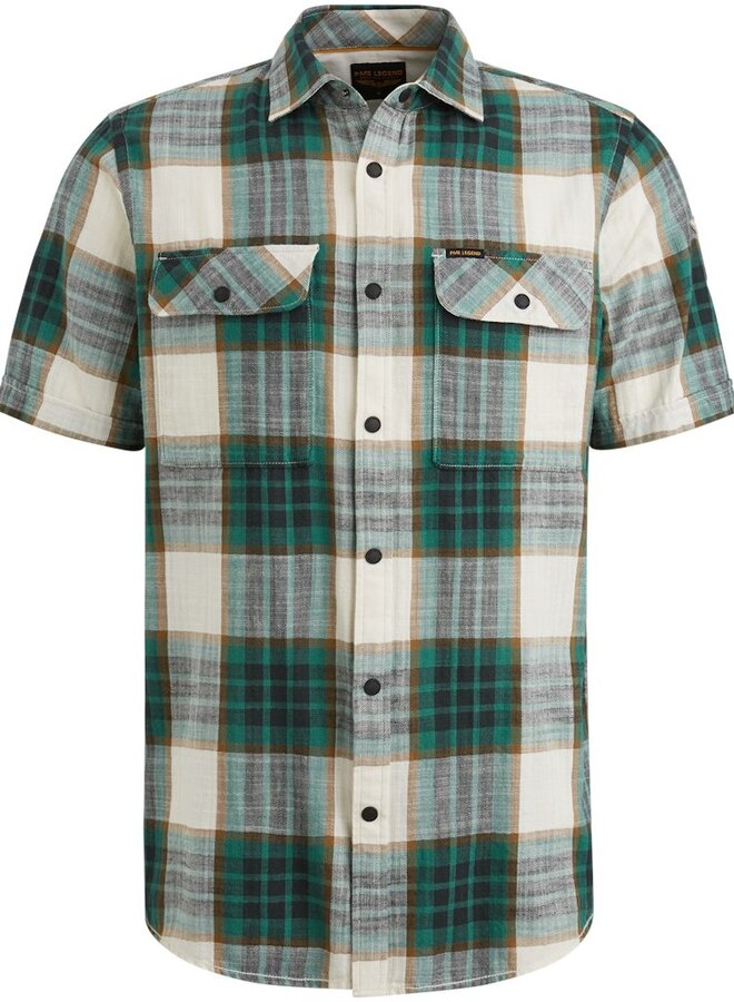 PME Legend Overhemd Met Korte Mouw PSIS2503234 - 6072 Piquant Green
