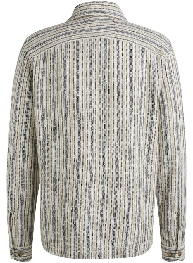 CAST IRON Overhemd Slub Twill Stripe CSI2503227 - 7146 Crockery