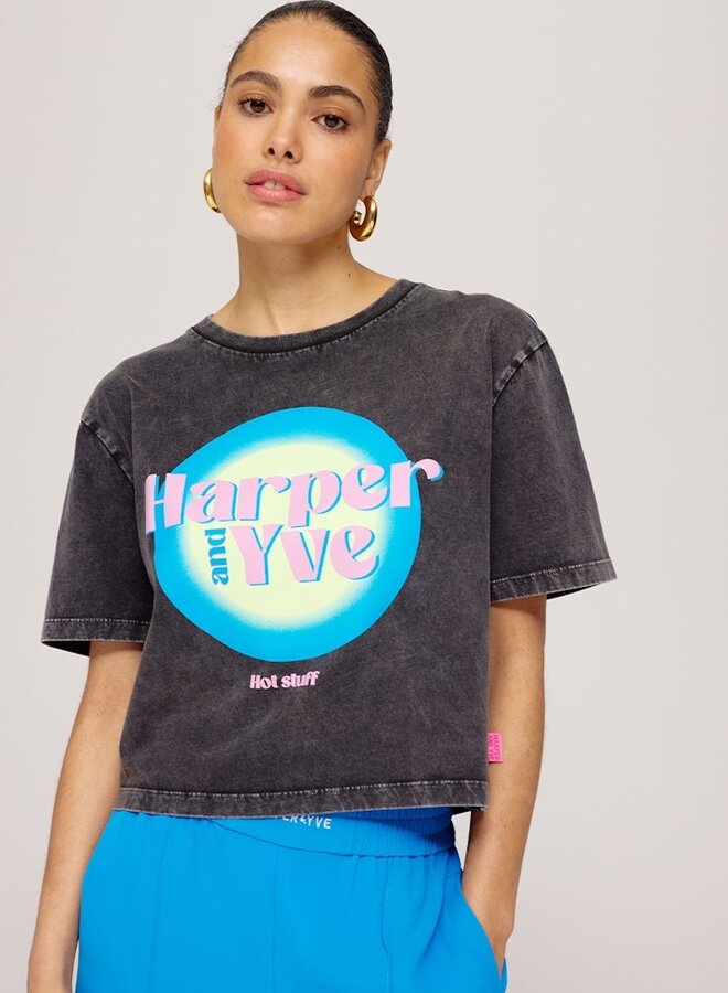 harper and yve T-shirt Hotstuff SS25Y305 - 212 Off-Black