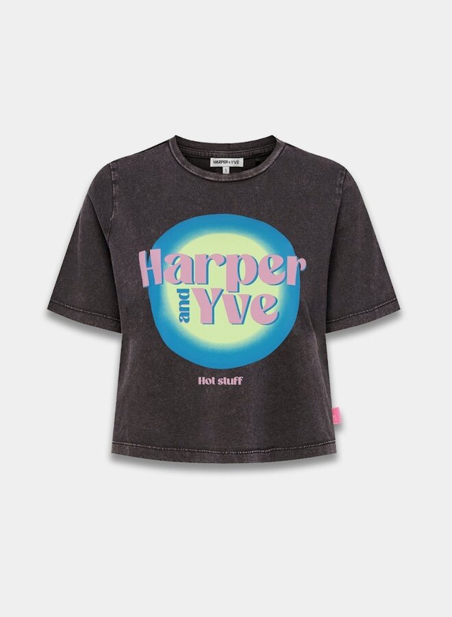 harper and yve T-shirt Hotstuff SS25Y305 - 212 Off-Black