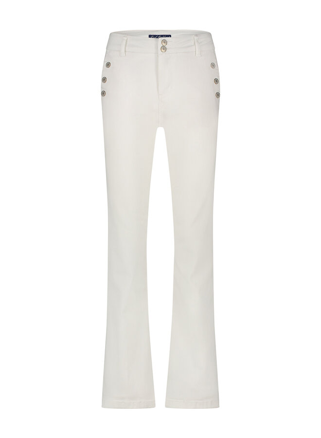 Red Button Flared Jeans Bibette SRB4508 - 71 Ecru