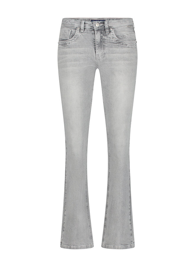 Red Button Flared Jeans Babette SRB4475 - Light Grey