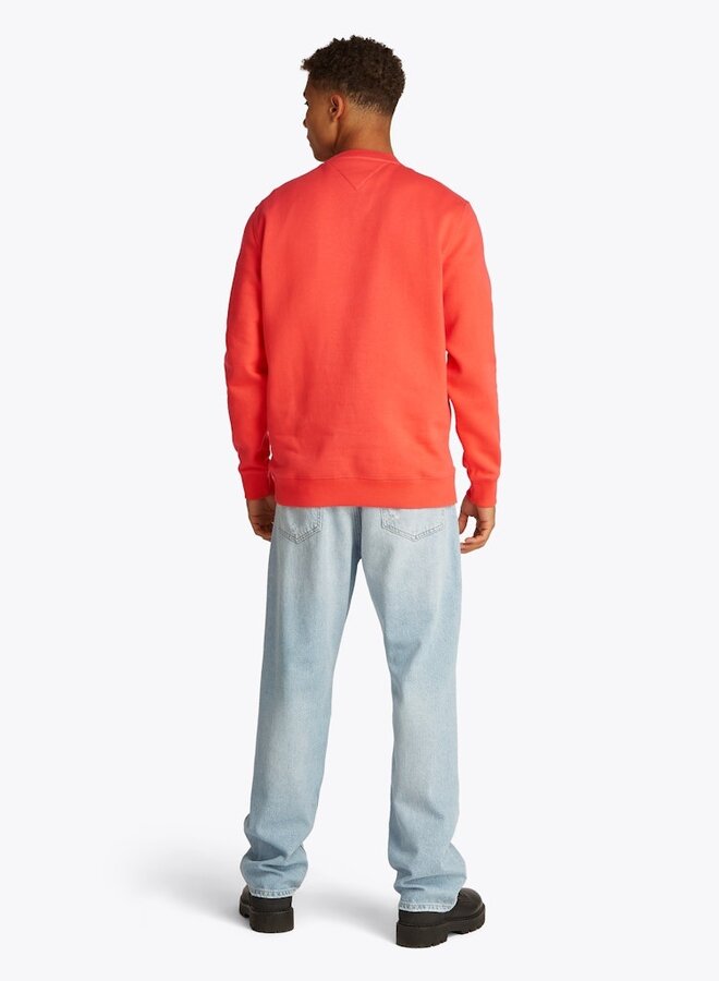 Tommy Hilfiger Trui Crewneck TJM DM0DM20741 - SN6 Bright Vermillion