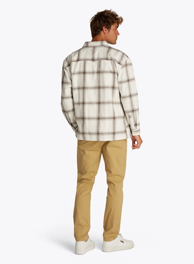 Tommy Hilfiger Overhemd TJM DM0DM21343 - YBH Ancient White Check
