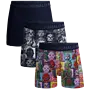 Muchachomalo Boxershorts U-ROBOTHEADS1010-01 - Print/Print/Blue
