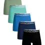 Muchachomalo Boxershorts LCSOLID1010-129 - Black/Blue/Green