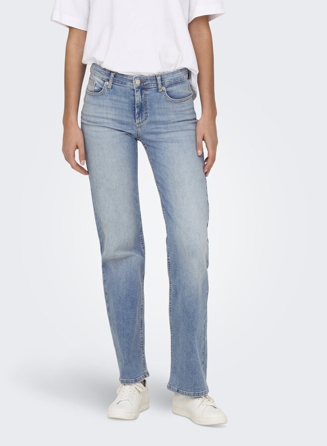 Straight Leg Jeans ONLBLUSH 15337794 - Light Blue Denim