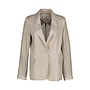 Amélie & Amélie Blazer Linnen Ines - Beige/Silver