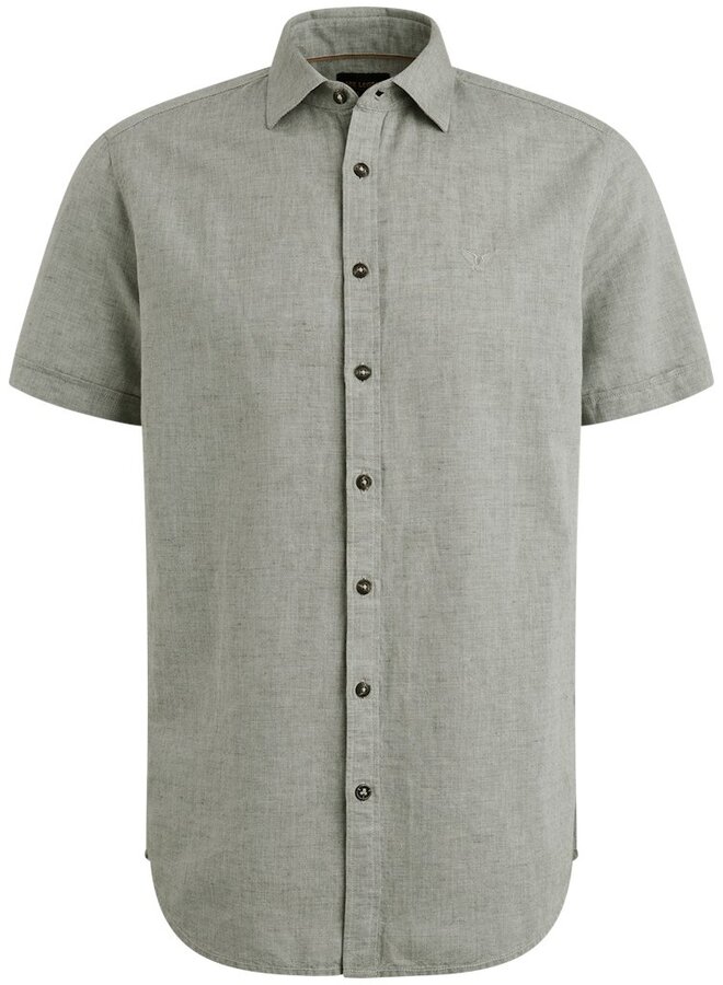 Overhemd Korte Mouw Linnen PSIS2504208 - 6149 Deep Lichen