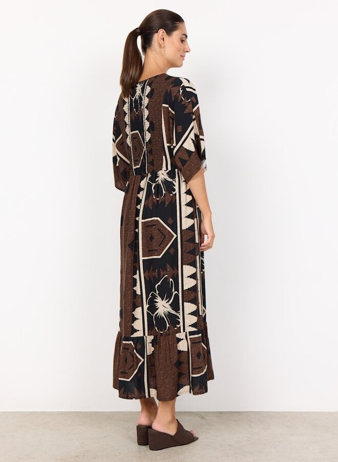 Soyaconcept Jurk 41178 - Hot Fudge Combi