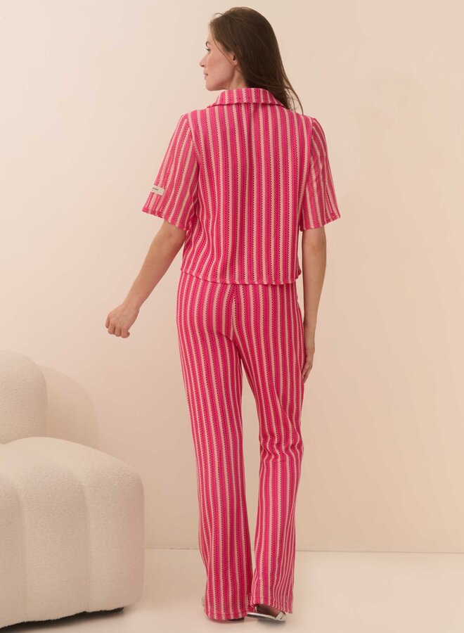 Lofty Manner Broek QD38 - Trouser Keisha - 300 Pink