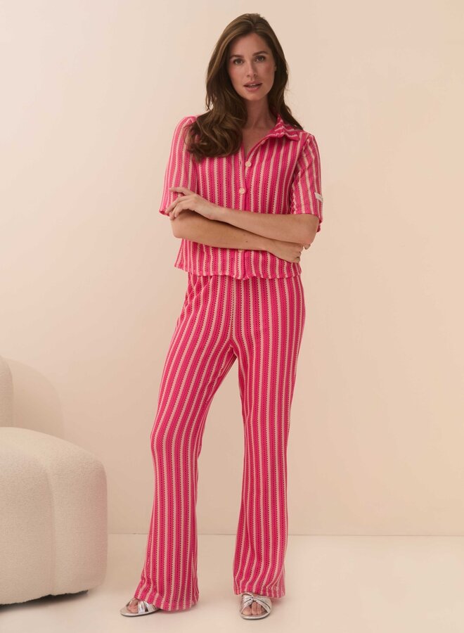 Lofty Manner Broek QD38 - Trouser Keisha - 300 Pink