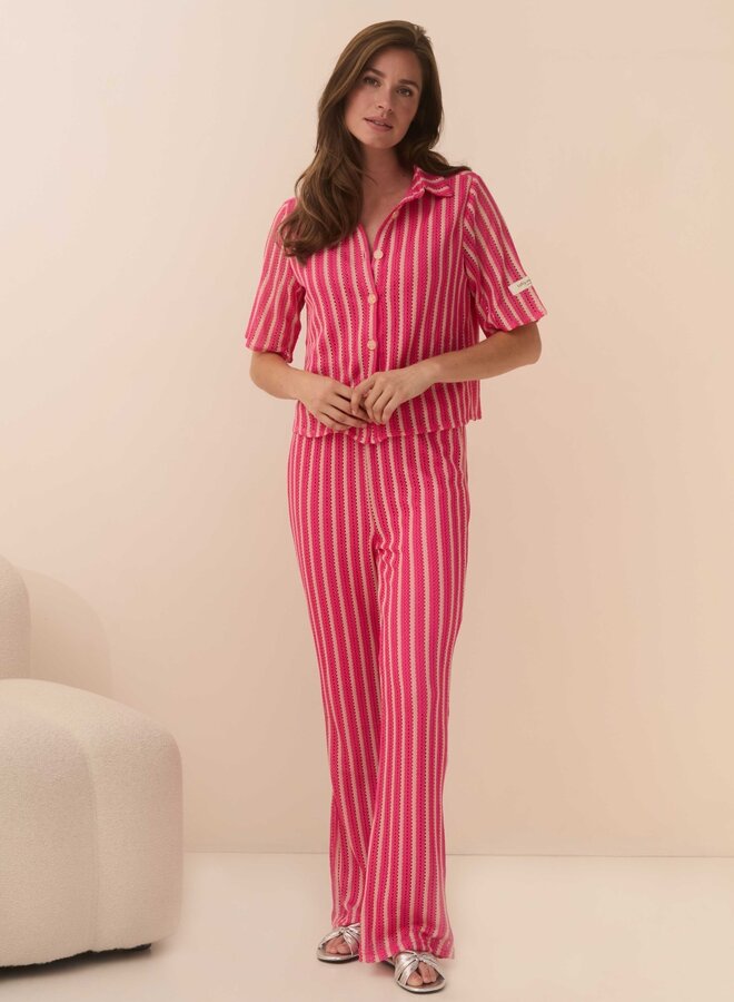 Lofty Manner Top QD05 - Blouse Sanaa - 300 Pink