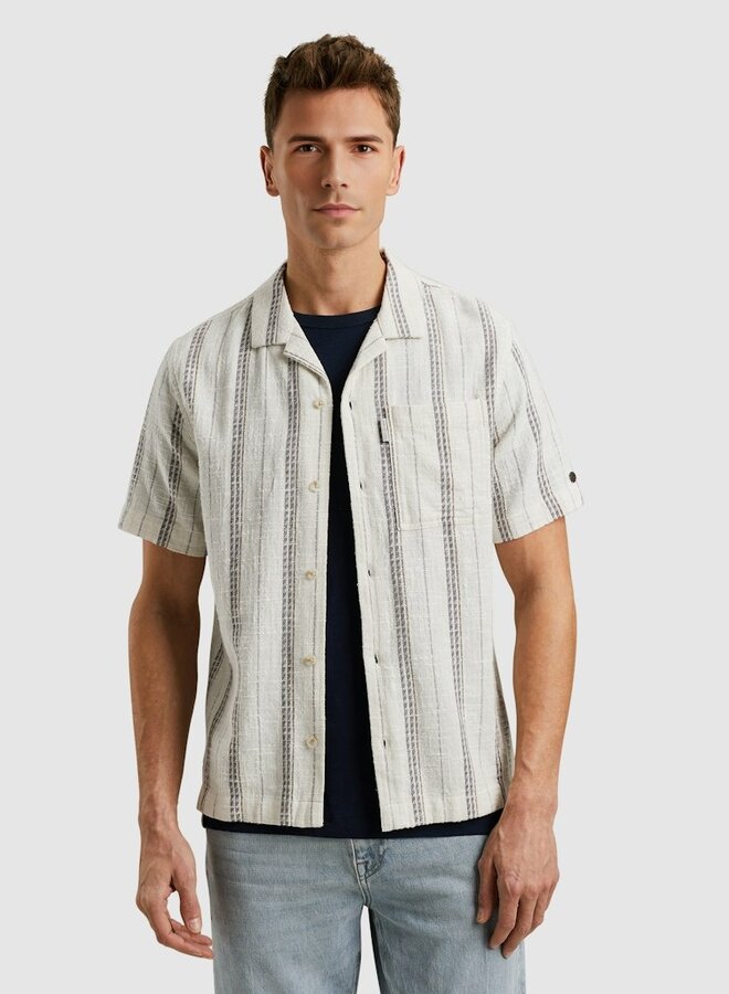 Overhemd Korte Mouw Stripe CSIS2504272 - 7002 Snow White