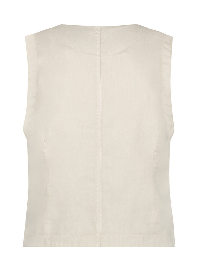 Red Button Gilet Linnen SRB4506 - 278 Pearl
