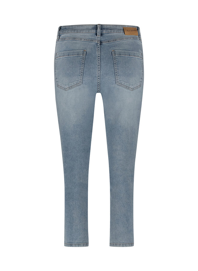 Red Button Capri Jeans Suze SRB4557A - 108 Bleach