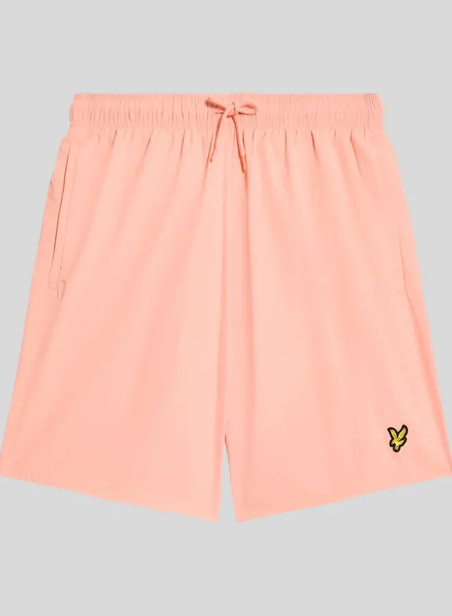 Lyle&Scott Zwembroek SH1204VB Plain - X586 Coral Stand