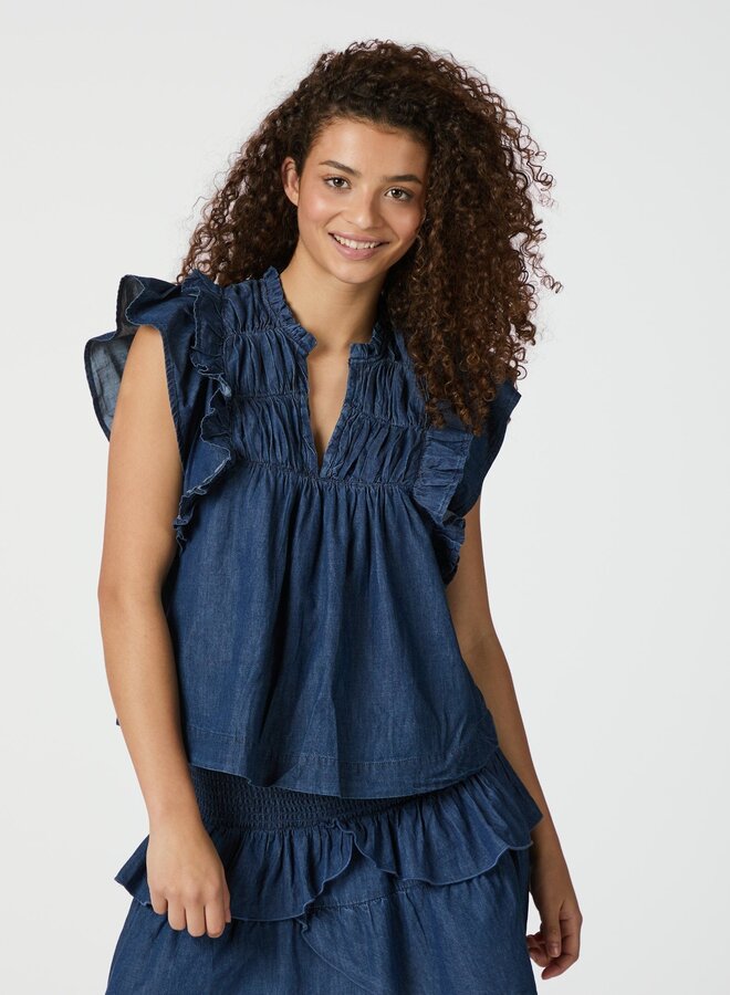 Neo Noir Denim Top Jayla 164536 - 140 Blue