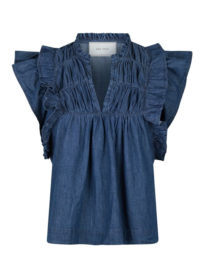Neo Noir Denim Top Jayla 164536 - 140 Blue