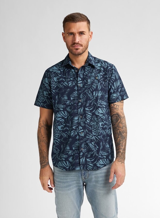 Overhemd Korte Mouw M-1050-SIS422 - 5178 Navy Blue