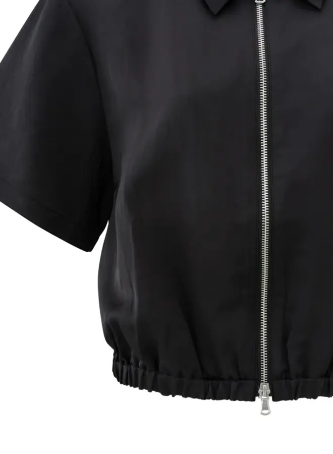 YAYA Satijnen Jasje 02-001050-505 - 99989 Washed Black