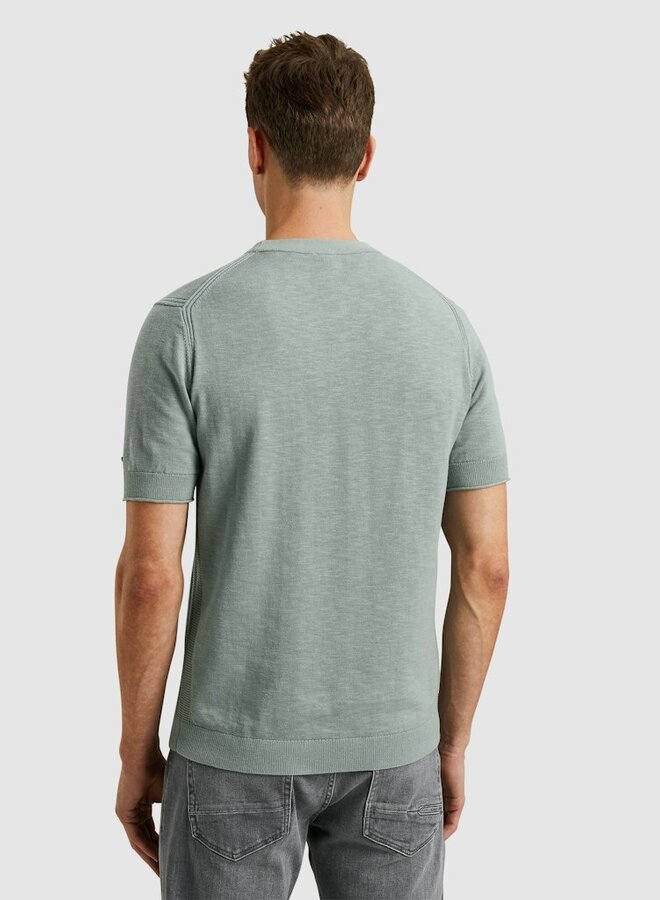 CAST IRON T-shirt blend slub CTSS2504596 - 5225 Slate