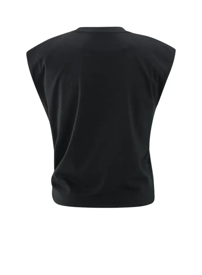 YAYA Mouwloze Top 01-709278-505 - 99989 Washed Black