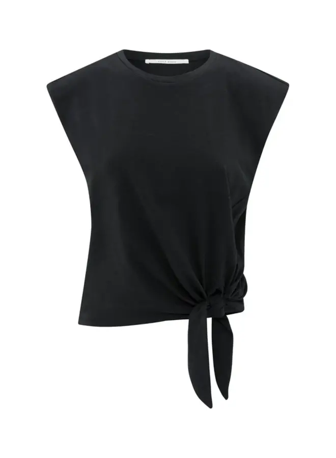 YAYA Mouwloze Top 01-709278-505 - 99989 Washed Black