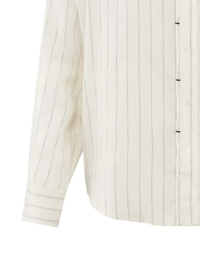 YAYA Gestreepte Blouse 01-201154-505 - 209081 Summer Sand Dessin