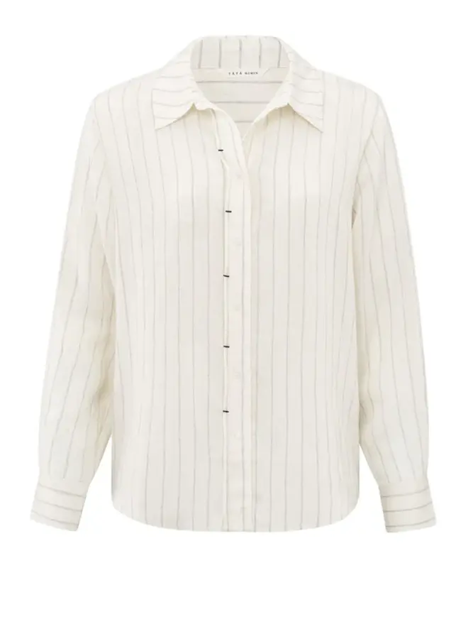 YAYA Gestreepte Blouse 01-201154-505 - 209081 Summer Sand Dessin