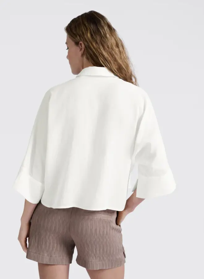 YAYA Blouse Met Wijde Mouwen 01-201164-505 - 00000 Pure White
