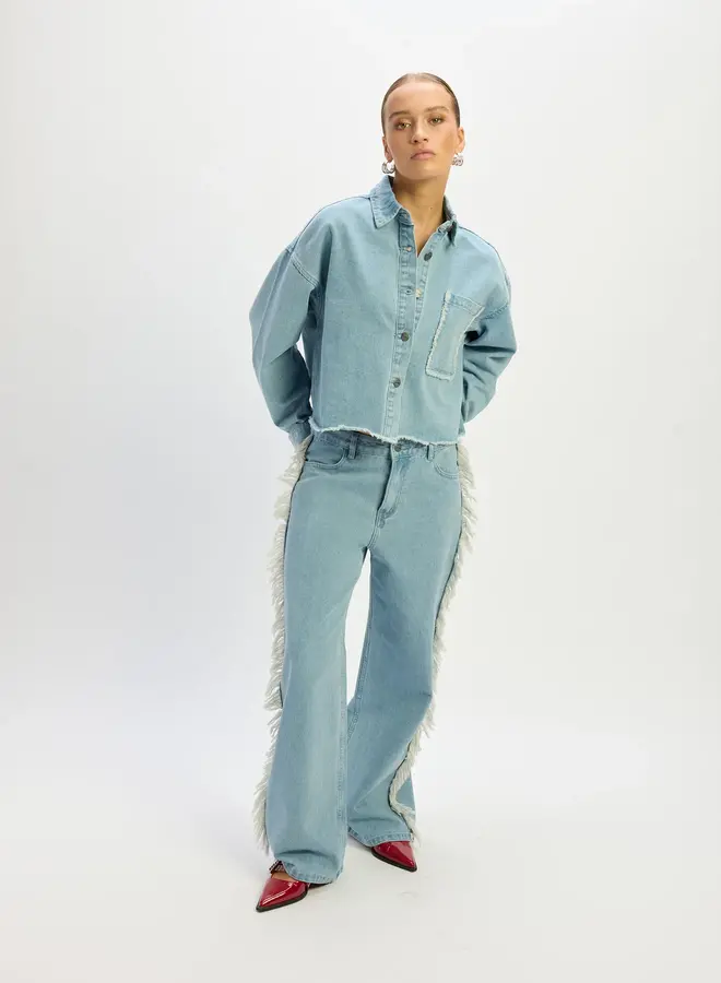 Refined Department Wide Leg Jeans Payton R2505171685 - 204 Denim Blue