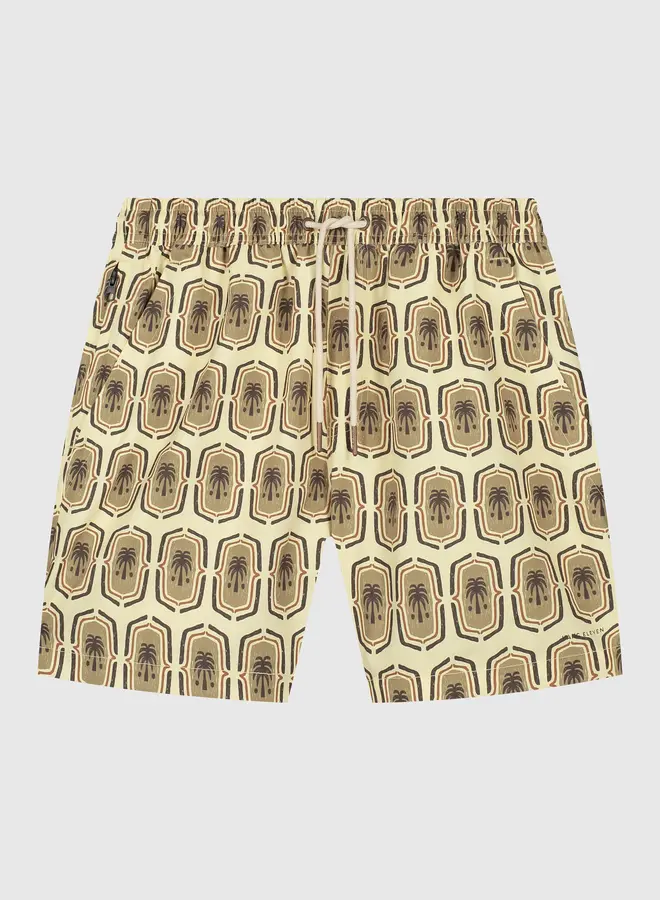 Hang Eleven Zwembroek Palm Badge Swim Short - Pastel Yellow