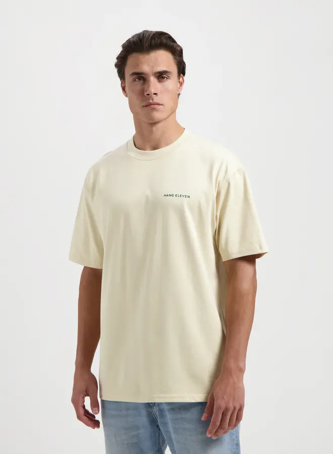Hang Eleven T-shirt Slow Down Palm Tree - Sand